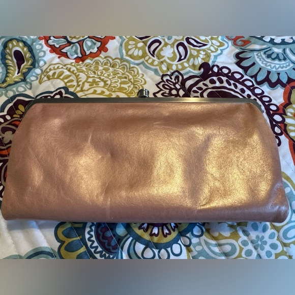 Hobo Pink Leather Wallet Clutch - Picture 3 of 12